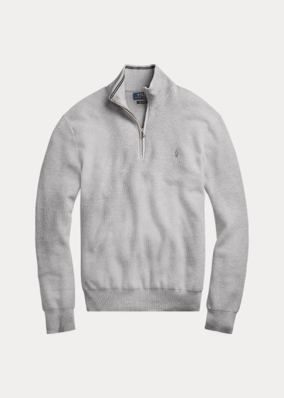 Men's Polo Ralph Lauren Cotton Half-Zip Sweater | 482901LBE